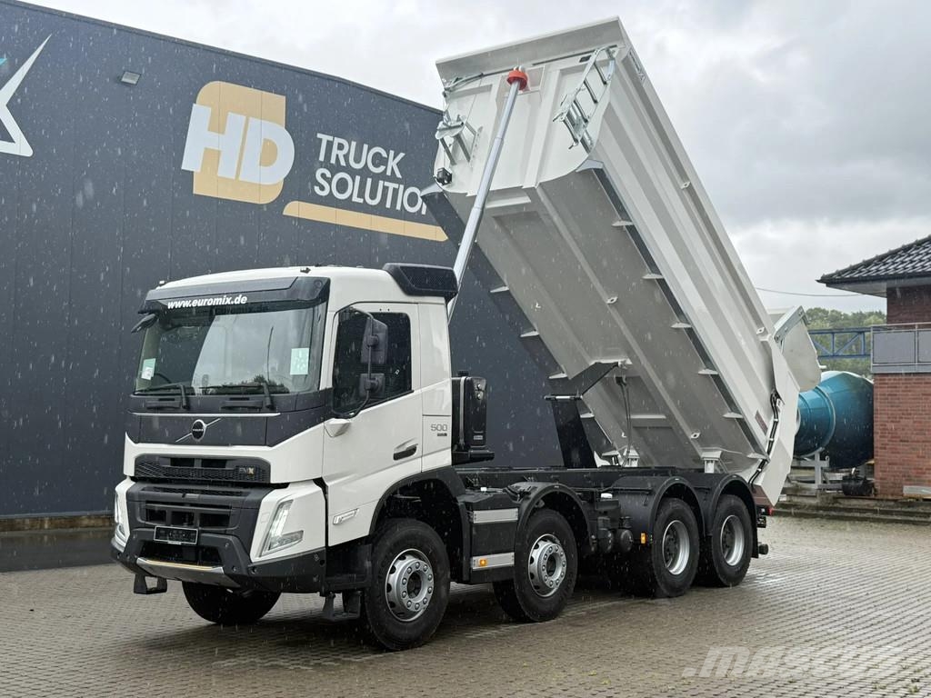 Volvo FMX 500 Volvo FMX13 500 8X4 Euro 6e L13 EuromixMTP Savivarčių priekabų vilkikai