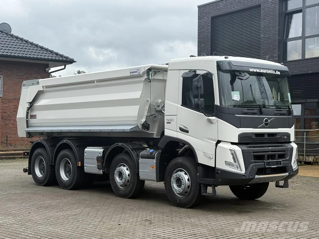 Volvo FMX 500 Volvo FMX13 500 8X4 Euro 6e L13 EuromixMTP Savivarčių priekabų vilkikai