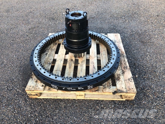 O&K RH 12 SLEWING RING+ SWING GEAR Transmisija