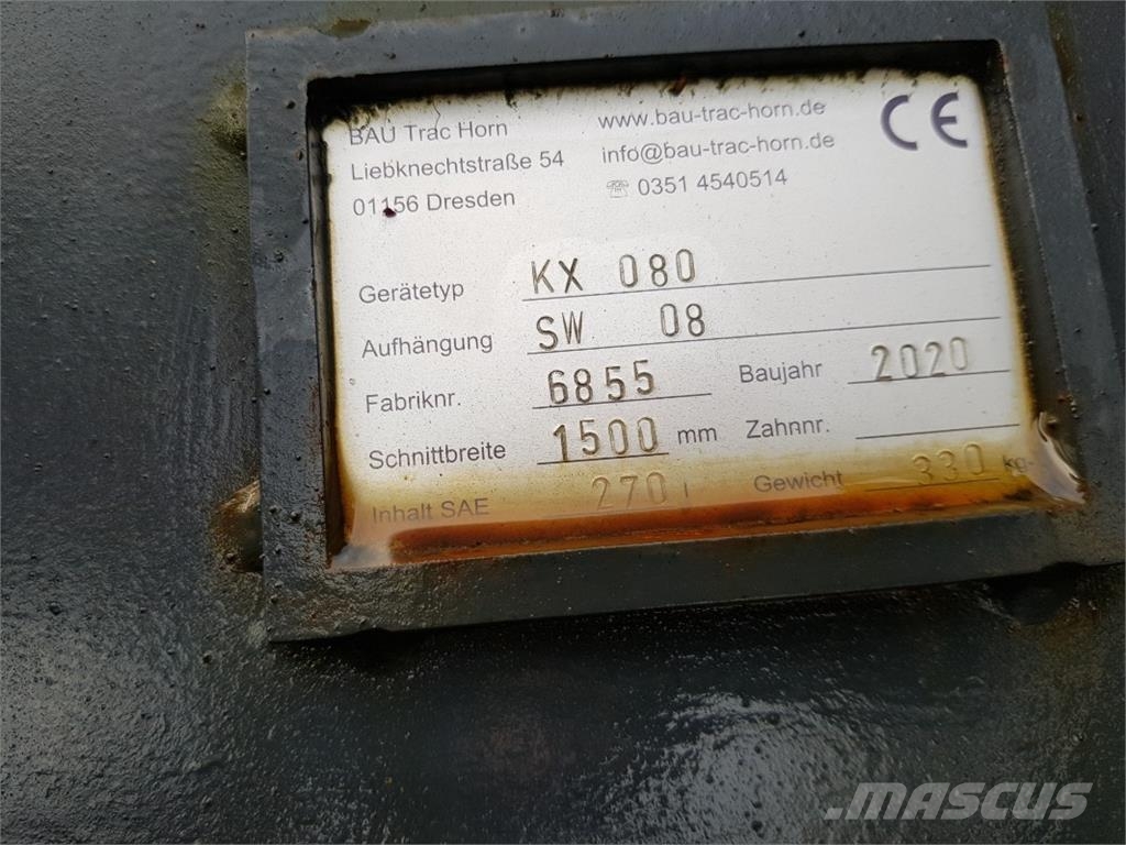 Bau Trac Hydr. Grabenräumlöffel 1500mm HS08 Excavator