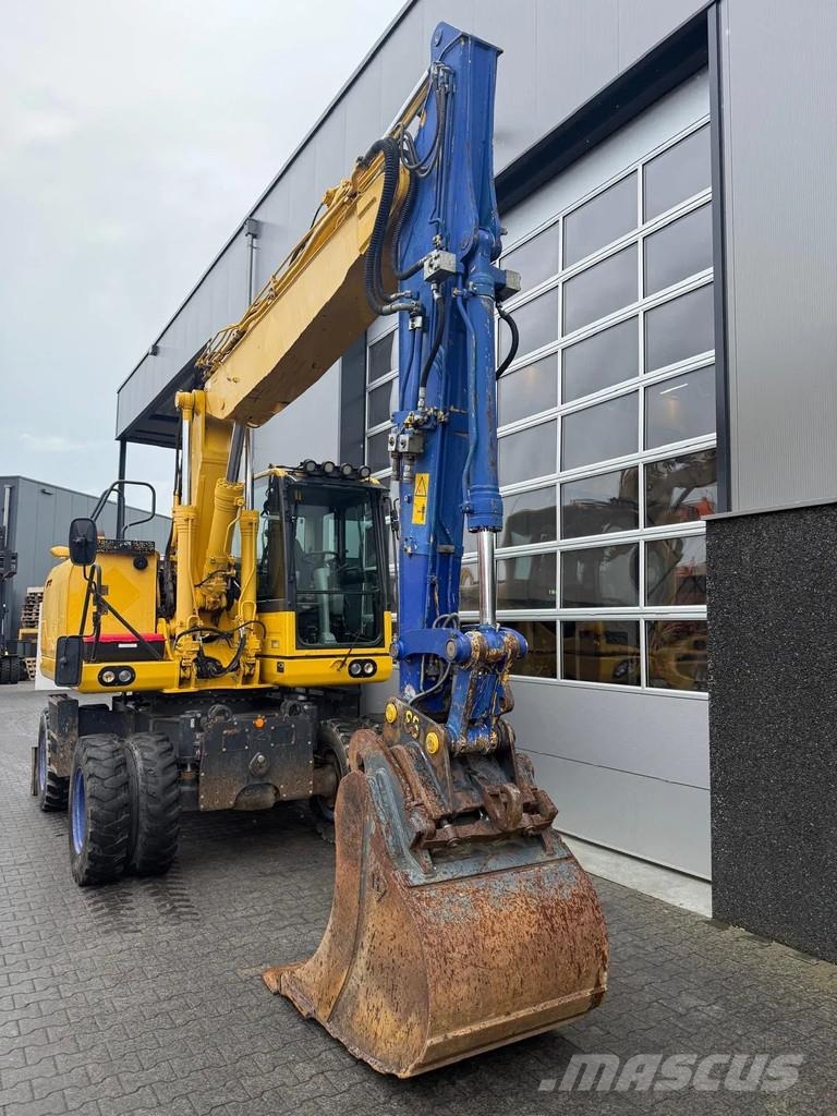 Komatsu PW160-10 حفارات بعجل