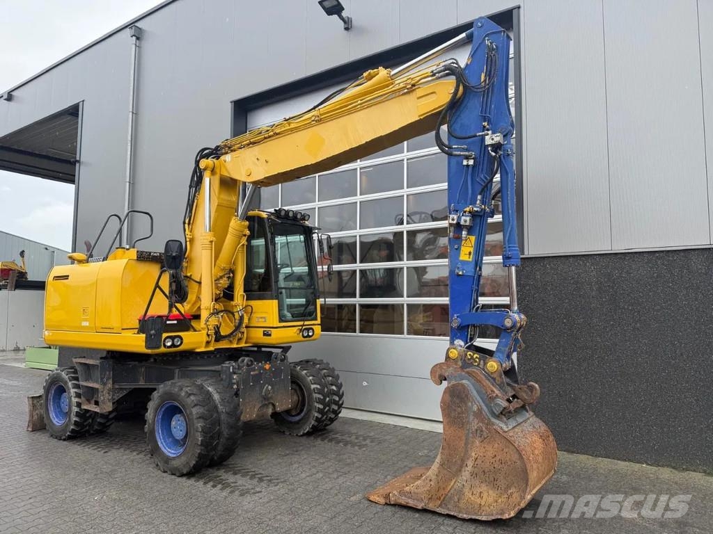 Komatsu PW160-10 حفارات بعجل