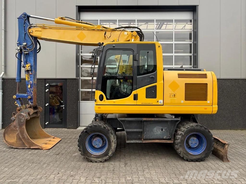 Komatsu PW160-10 حفارات بعجل