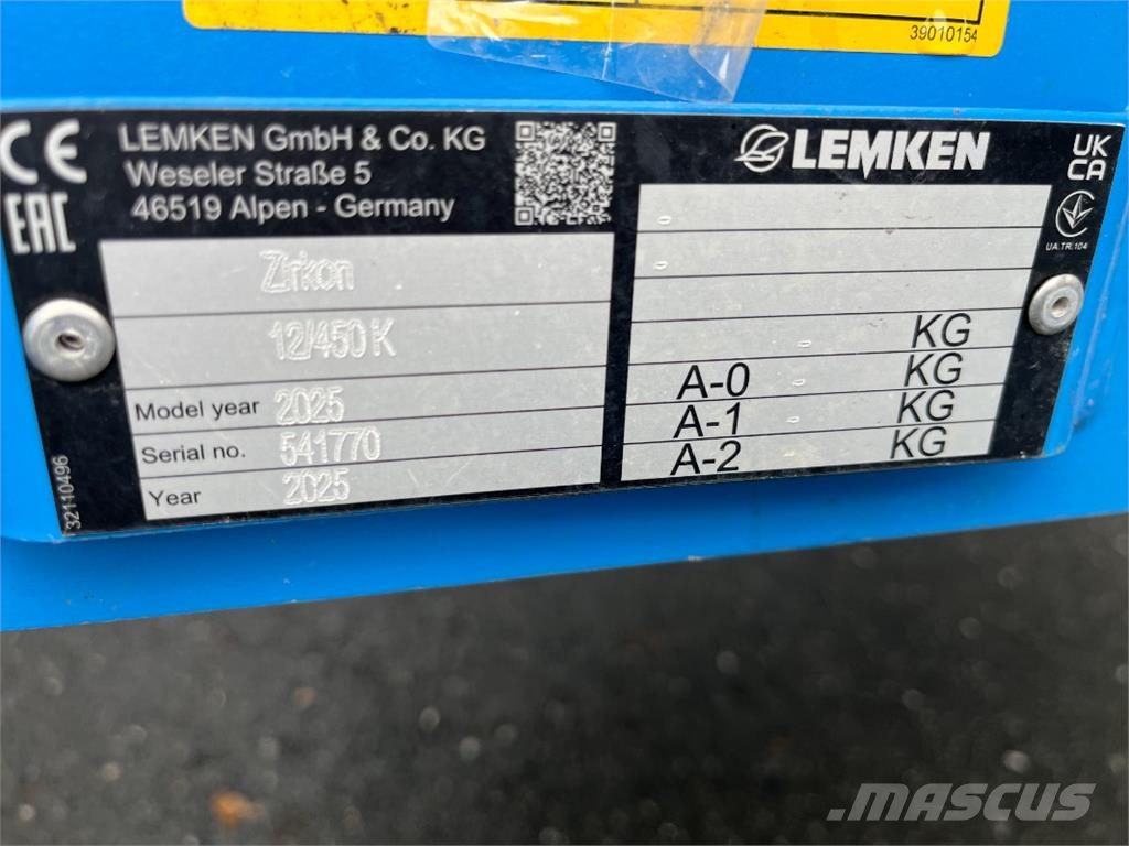 Lemken Zirkon 12/450 K + Solitair FR + Optidisc 24/450 K Kmetijstvo - drugo