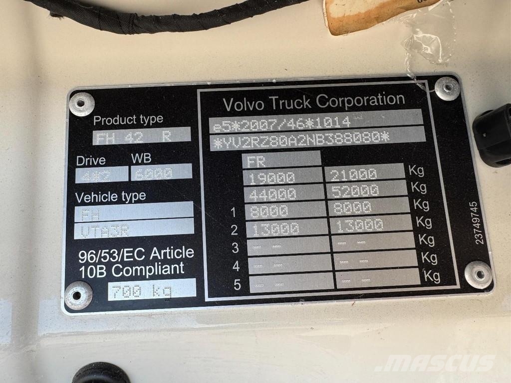 Volvo FH 460 FH5 4x2 ONLY 67.795 KM! Tents