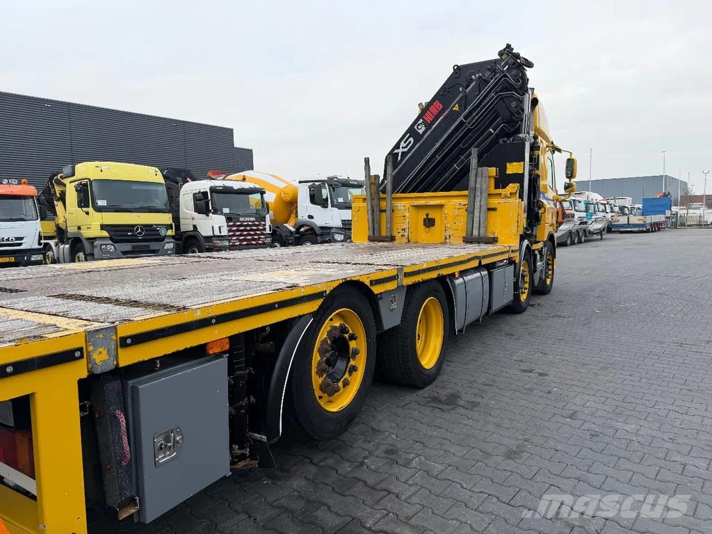 DAF CF 85.460 8x2 + Hiab 600E-7 Hipro رافعات صالحة لكل أنواع الطرق