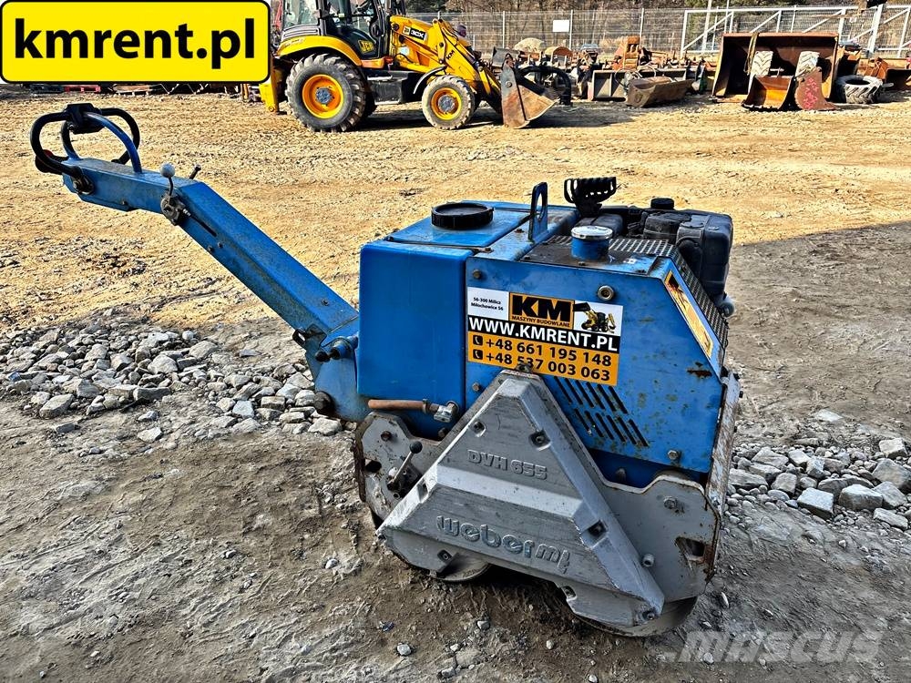 Weber MT DVH 655 E WALEC 2007r. | BOMAG BW 65 H WACKER N Ikerdobos hengerek