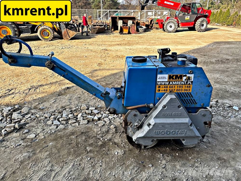 Weber MT DVH 655 E WALEC 2007r. | BOMAG BW 65 H WACKER N Ikerdobos hengerek