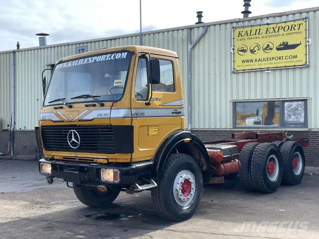 Mercedes-Benz SK 2635 V8 Heavy Duty Chassis 6x4 V8 Big Axle's 13 Camiones chasis
