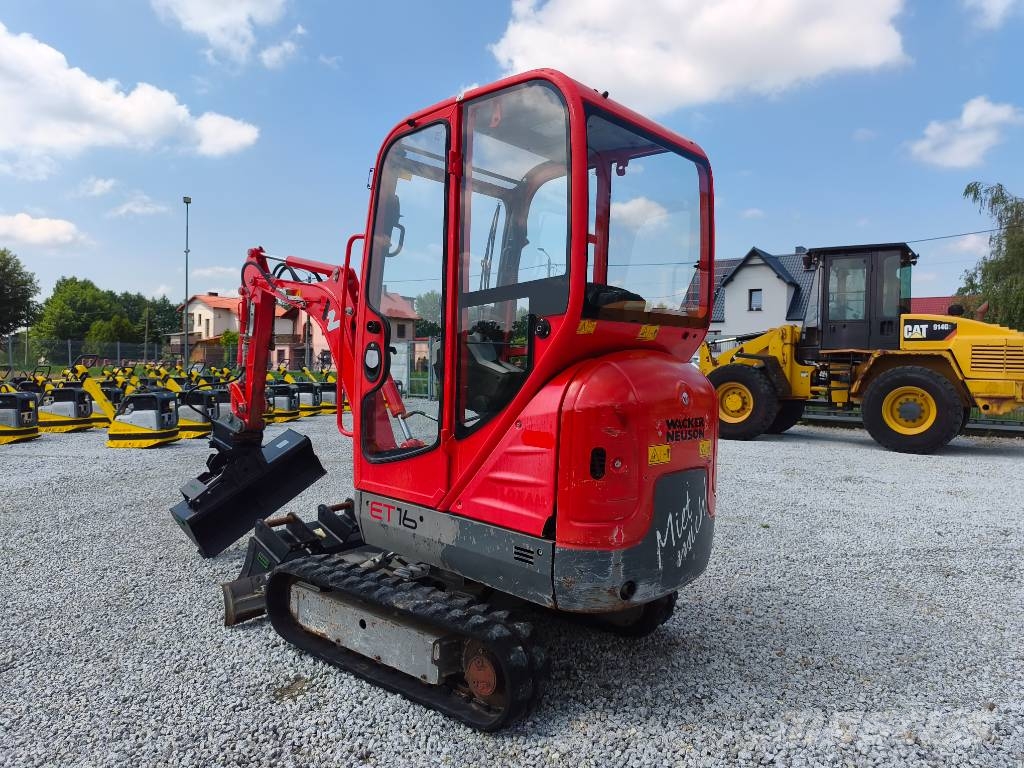 Wacker Neuson ET 16 YANMAR SV 16 17 TAKEUCHI TB 016 Mini excavators < 7t