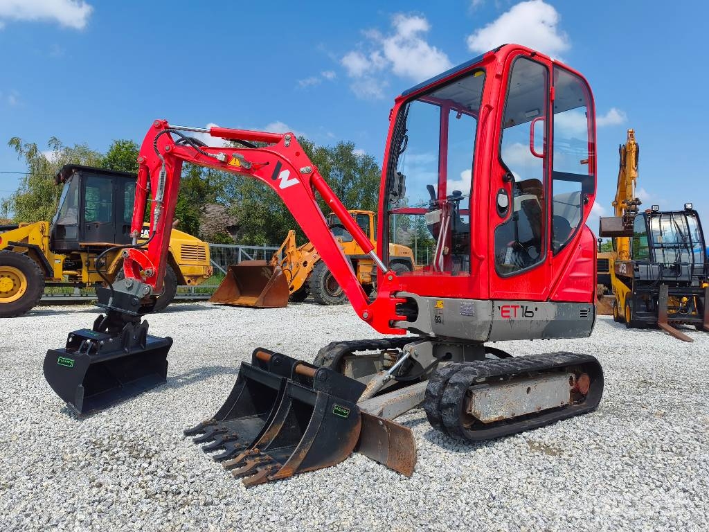 Wacker Neuson ET 16 YANMAR SV 16 17 TAKEUCHI TB 016 Mini excavators < 7t