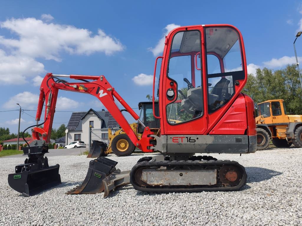 Wacker Neuson ET 16 YANMAR SV 16 17 TAKEUCHI TB 016 Mini excavators < 7t