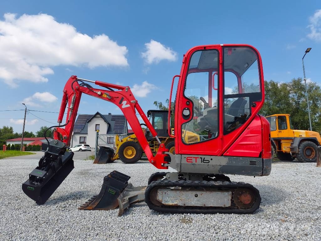 Wacker Neuson ET 16 YANMAR SV 16 17 TAKEUCHI TB 016 Mini excavators < 7t