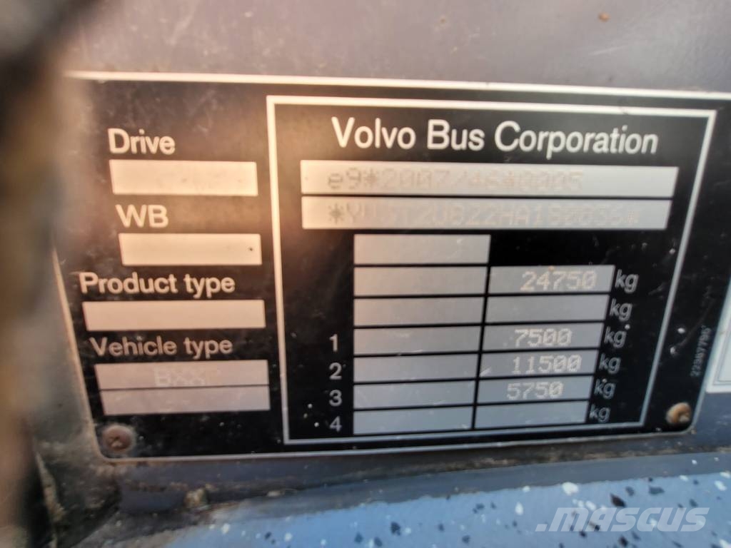 Volvo B11R 9700H EURO6 المركبة