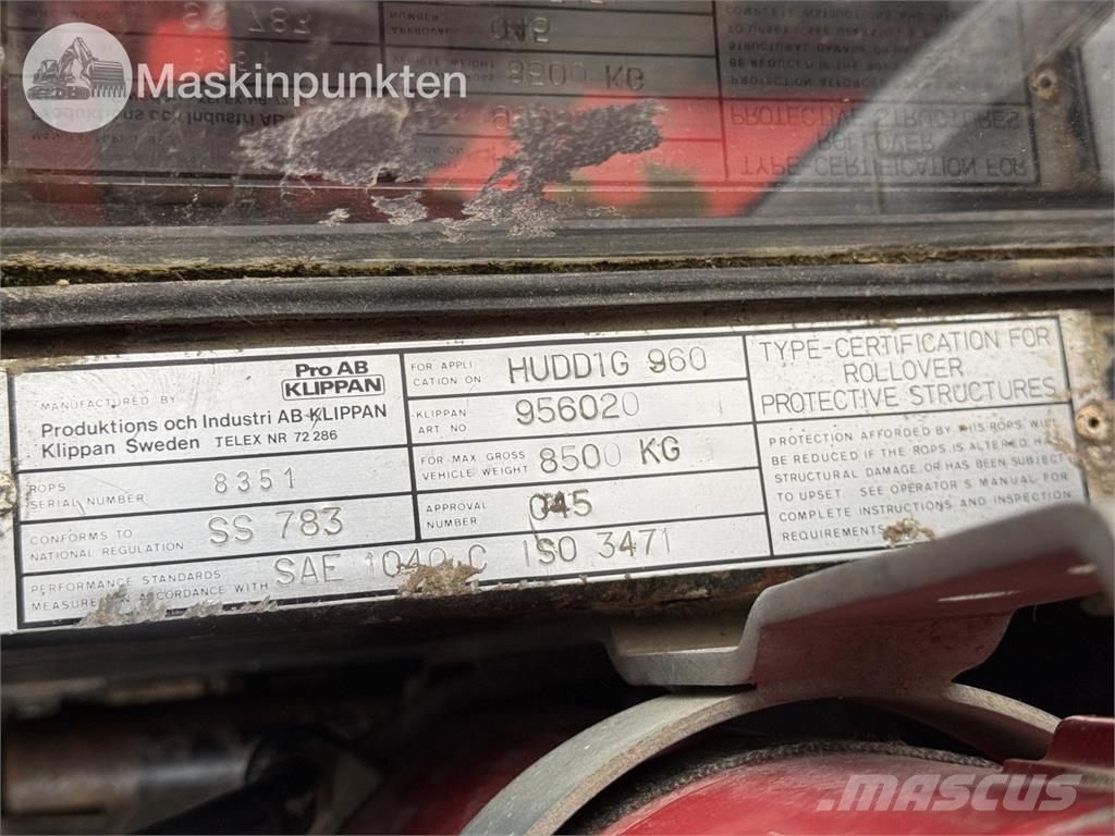 Huddig 960 Backhoe