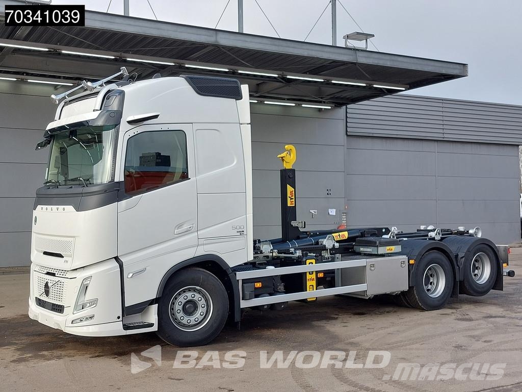 Volvo FH 500 6X2 COMING SOON! Aero HYVA 26-60S Full air Vrachtwagen met containersysteem