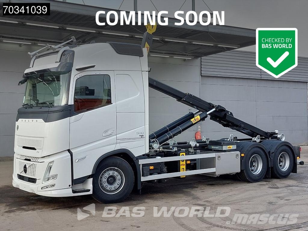 Volvo FH 500 6X2 COMING SOON! Aero HYVA 26-60S Full air Vrachtwagen met containersysteem