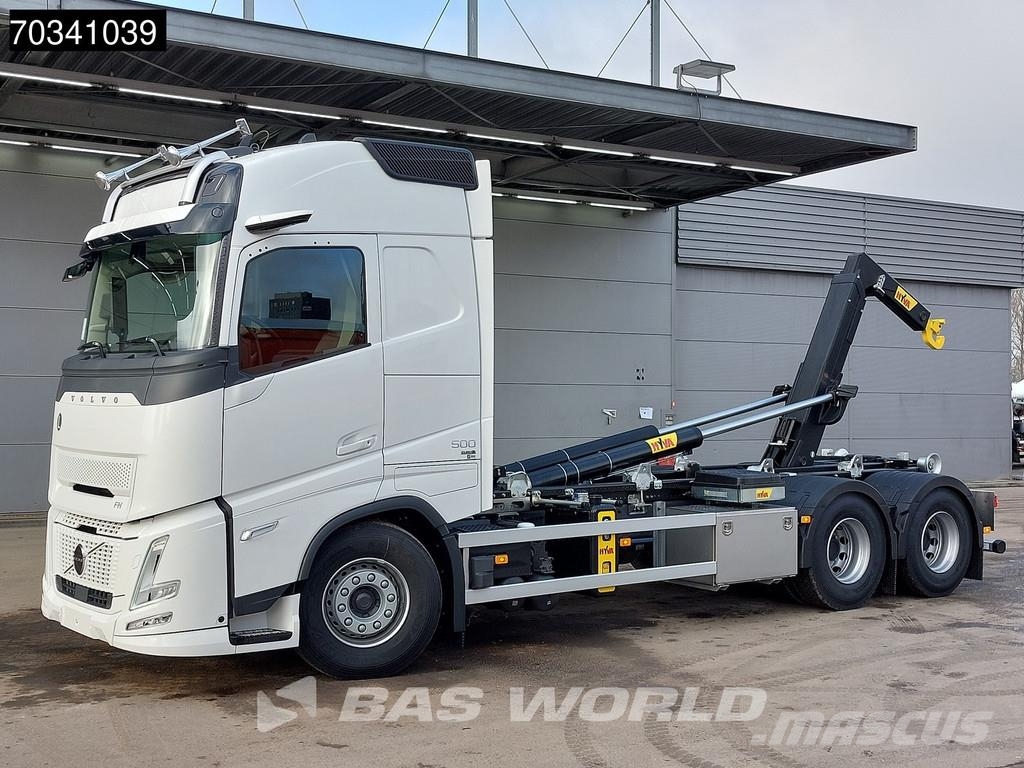 Volvo FH 500 6X2 COMING SOON! Aero HYVA 26-60S Full air Vrachtwagen met containersysteem