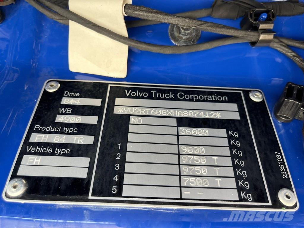 Volvo FH 540 8x4*4 PK 23002-SH / PLATFORM L= 6330 mm / R شاحنات الرافعات