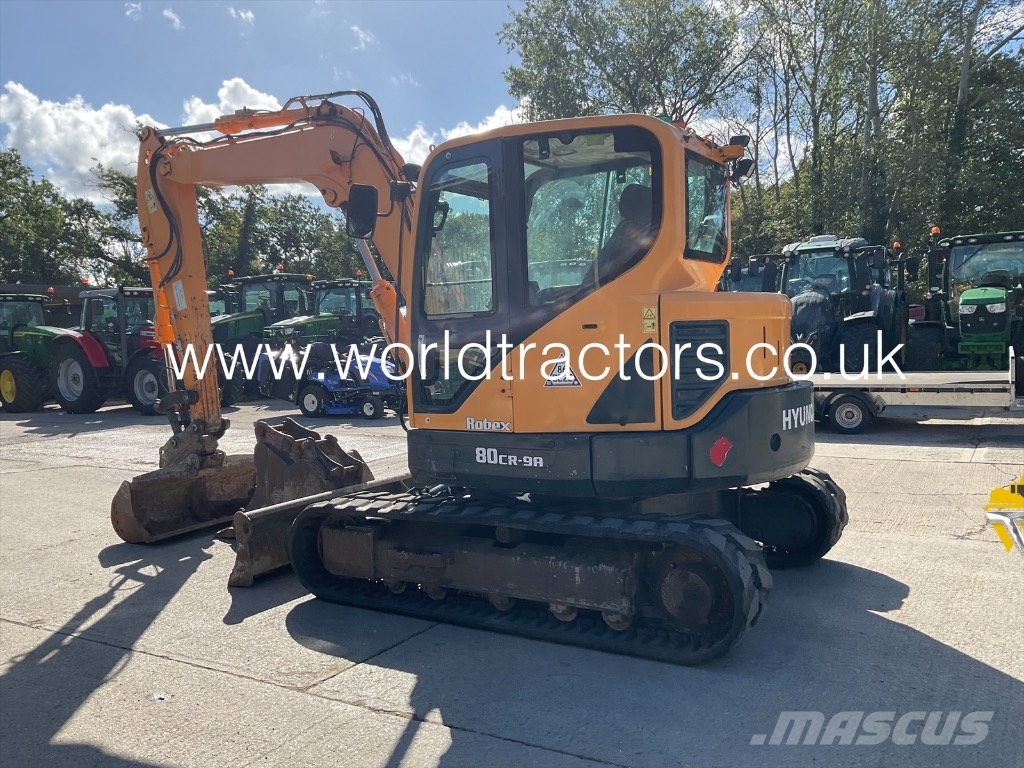 Hyundai Robex 80 CR-9 Mini excavators 7t - 12t