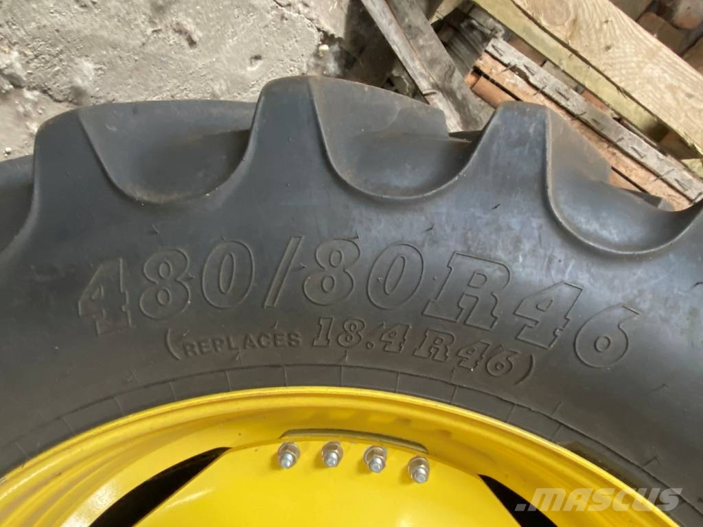 BKT 420-85R30 and 480-80R46 dual wheel set الإطارات والعجلات والحافات