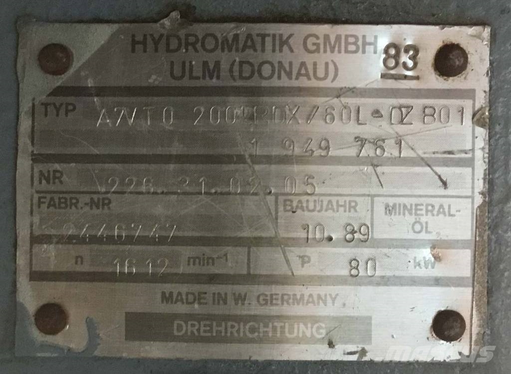 Hydromatik A7VT0200LRDX هيدروليات