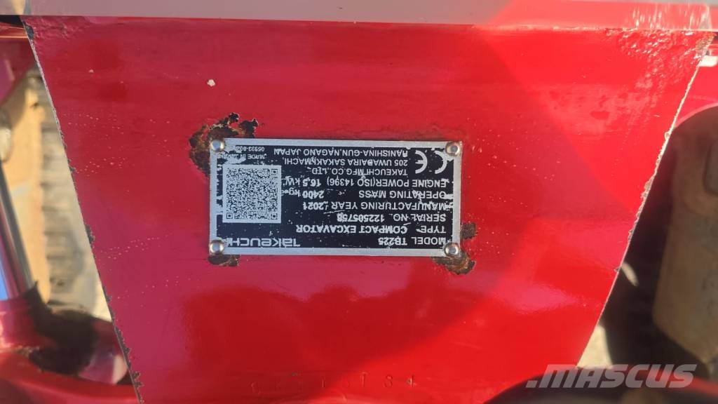 Takeuchi TB 225 Mini ekskavatori < 7 t