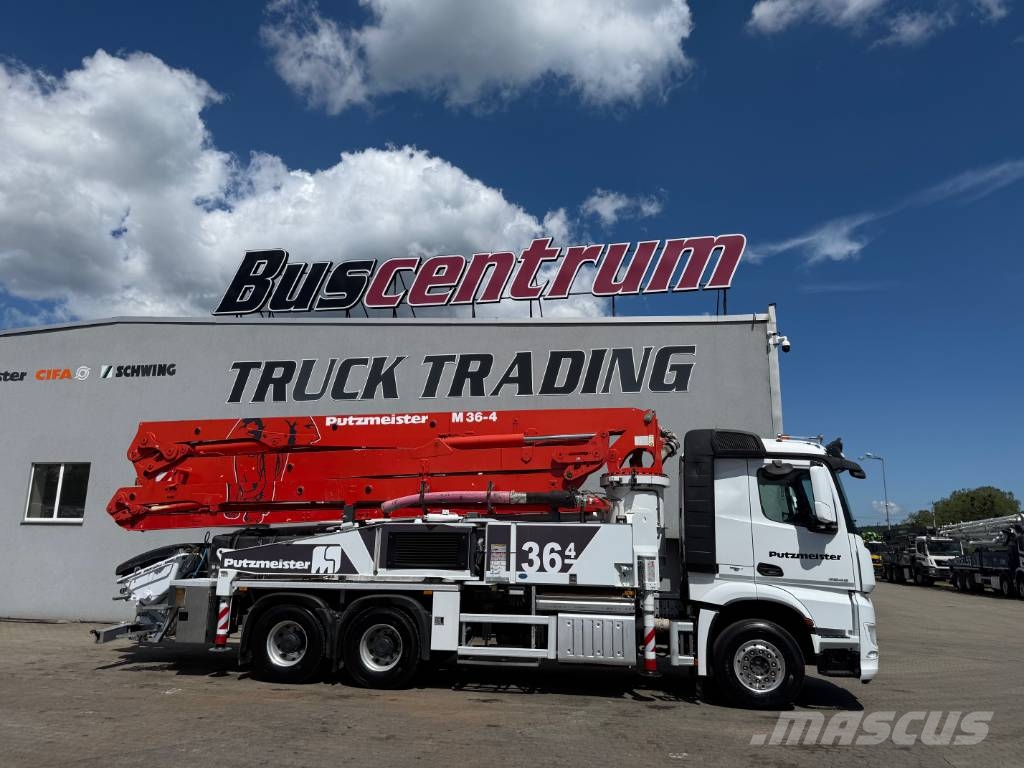 Mercedes-Benz Arocs 2845 Putzmeister 36-4.16 HLS Betonpomptrucks