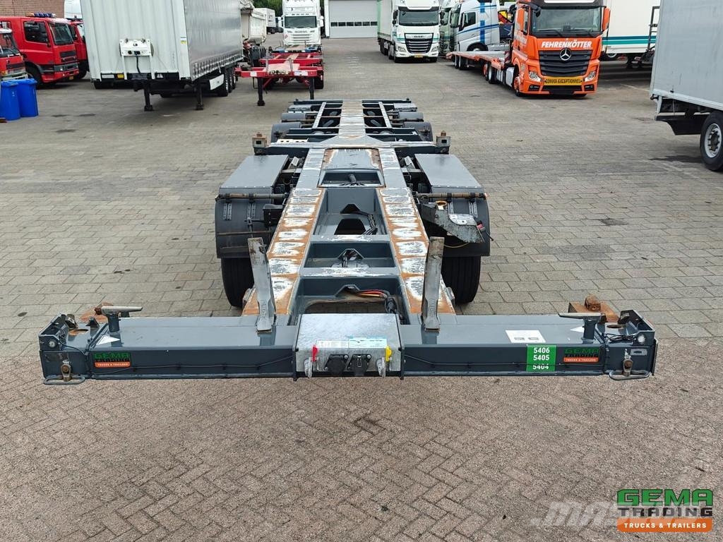 D-tec COMBITRAILER S-LINE CT-521-S S-Line CT-F + S-Line Containerframe semi-trailers
