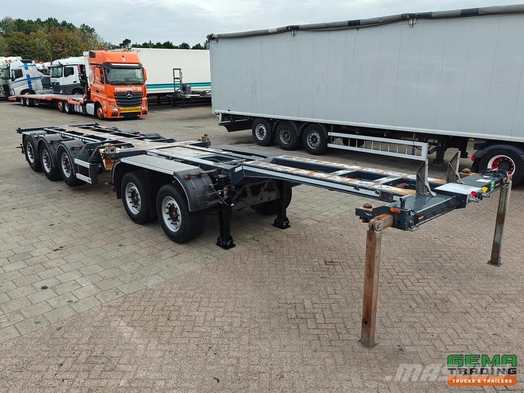 D-tec COMBITRAILER S-LINE CT-521-S S-Line CT-F + S-Line Containerframe semi-trailers