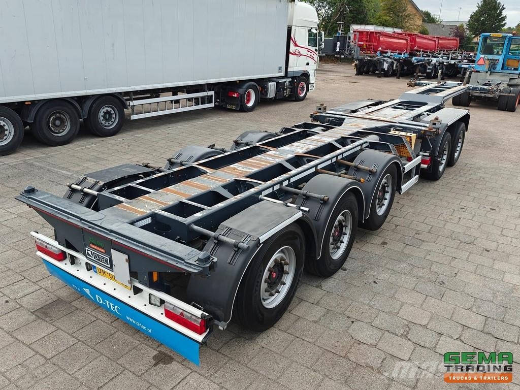 D-tec COMBITRAILER S-LINE CT-521-S S-Line CT-F + S-Line Containerframe semi-trailers