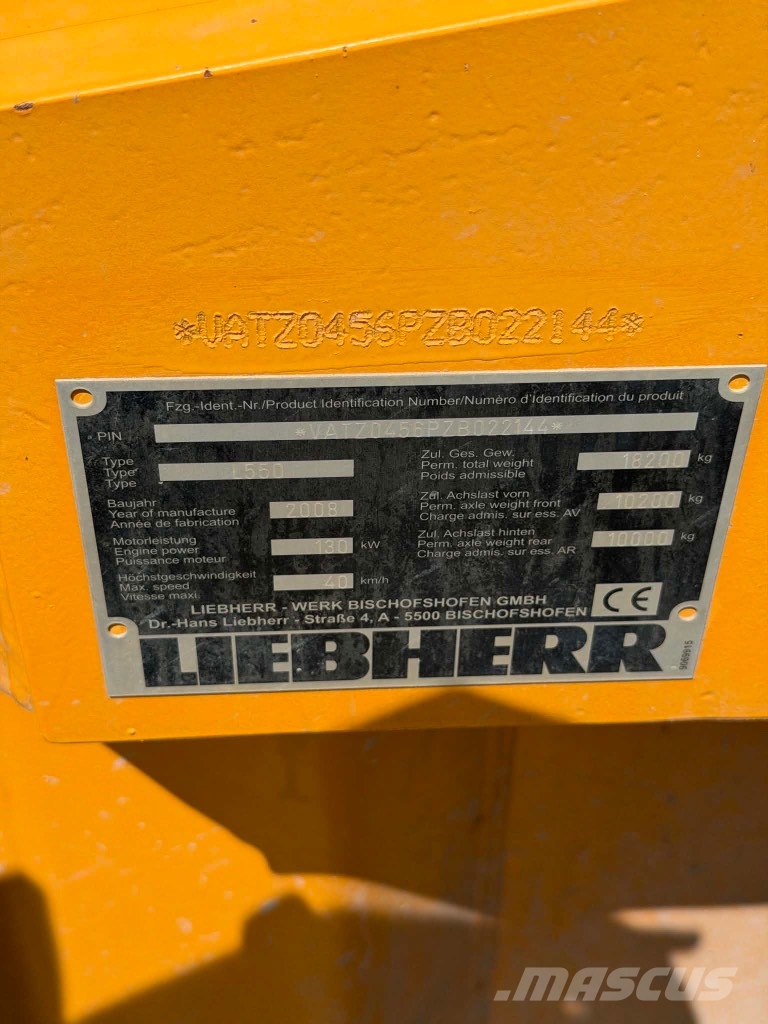 Liebherr L 550 Φορτωτές με λάστιχα (Τροχοφόροι)