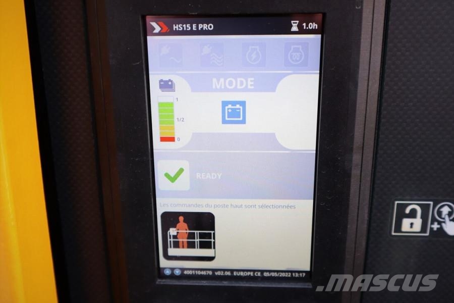 Haulotte HS15EPRO Valid Inspection, Full Electric 4x4 Drive Saksilavat