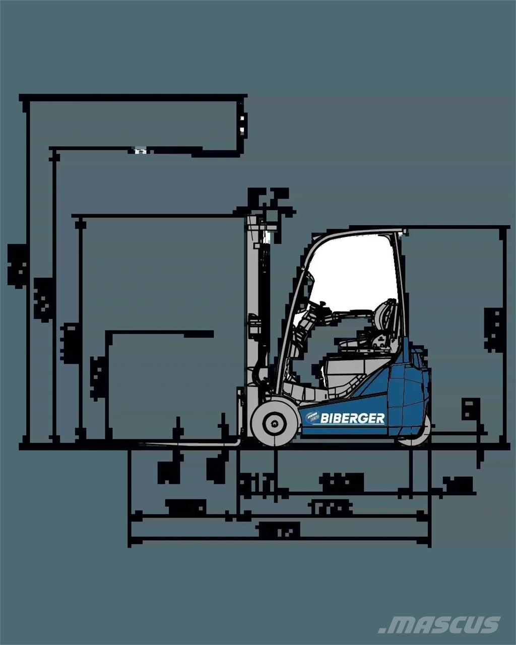 Toyota 8FBE15T FSW-4300 Elektro Stapler