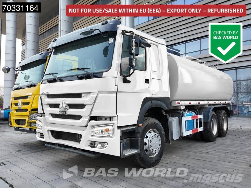 Sinotruk HOWO 371 6X4 Refurbished! Full steel Manual 20.000 Tanker trucks