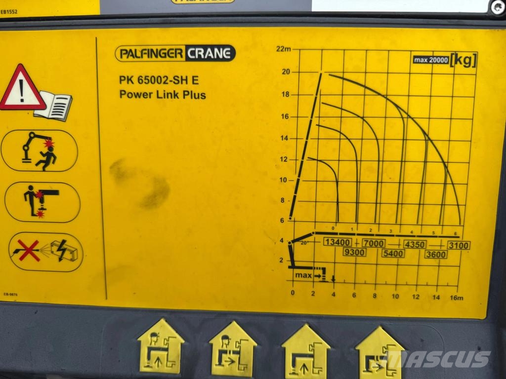 Volvo FH 460 6x2 Palfinger PK 65002-SH E Euro 6 Trækkere