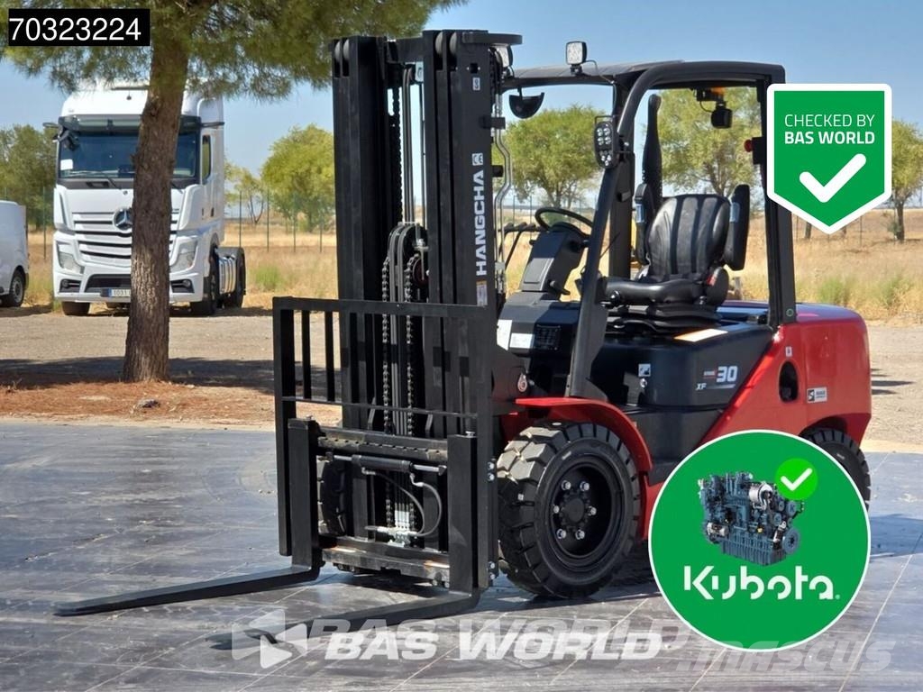 Hangcha CPCD30 GARANTÍA DE FÁBRICA – MOTOR KUBOTA - CE شاحنات الديزل