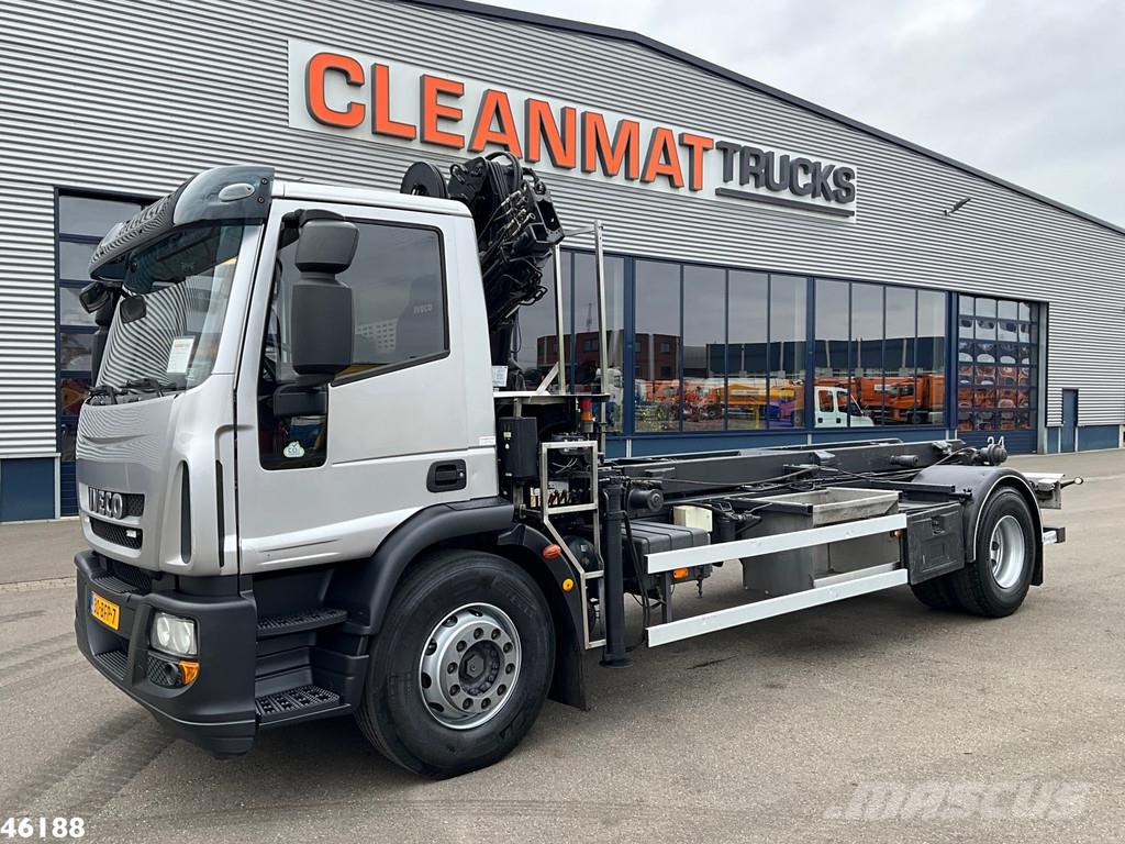 Iveco Eurocargo ML19EL28 Hiab 8 Tonmeter laadkraan 吊鉤式起重車