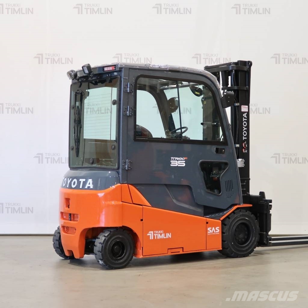 Toyota 8FBMT35 (uusi akku) El gaffeltrucks