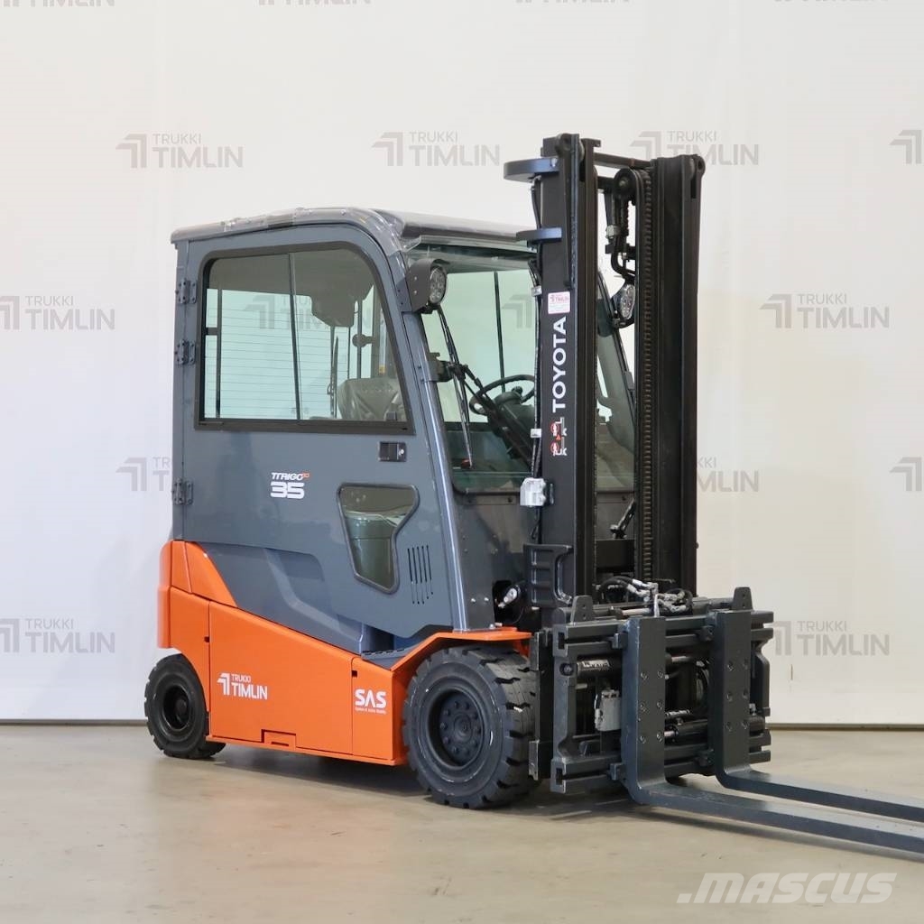 Toyota 8FBMT35 (uusi akku) El gaffeltrucks
