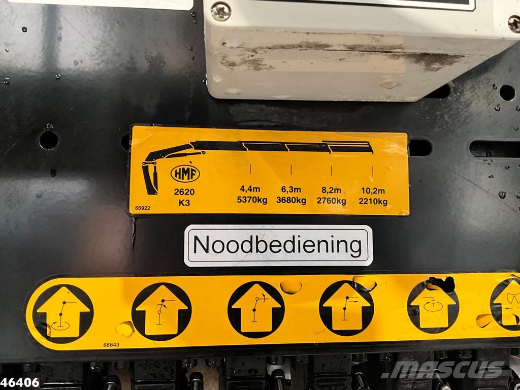 DAF FAQ CF 400 8x2 Euro 6 HMF 26 Tonmeter laadkraan Ju 工程吊钩车