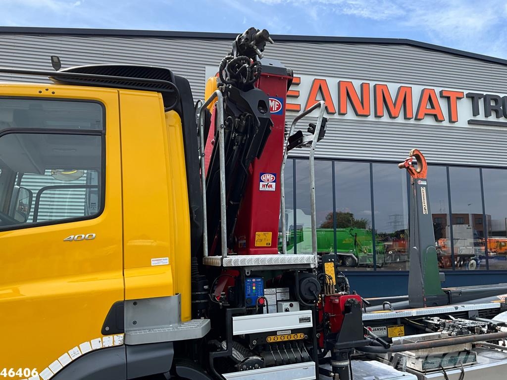 DAF FAQ CF 400 8x2 Euro 6 HMF 26 Tonmeter laadkraan Ju 工程吊钩车
