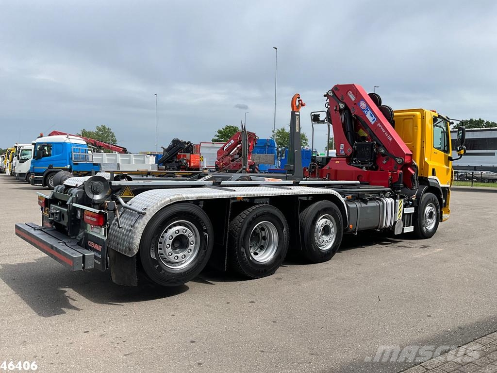 DAF FAQ CF 400 8x2 Euro 6 HMF 26 Tonmeter laadkraan Ju 工程吊钩车