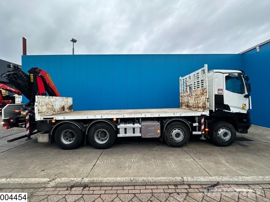 Renault C 430 EURO 6, 8x4, Palfinger, Remote Platformas/izkraušana no sāniem