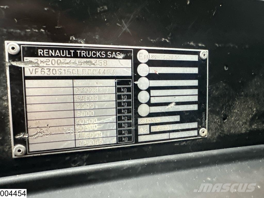 Renault C 430 EURO 6, 8x4, Palfinger, Remote Platformas/izkraušana no sāniem