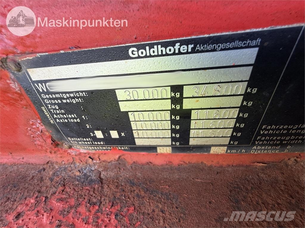 Goldhofer Tu-L 3-24/80 Низькорамні причепи