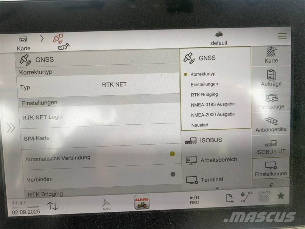 CLAAS Axion 870 Cmatic + GPS RTK 트랙터