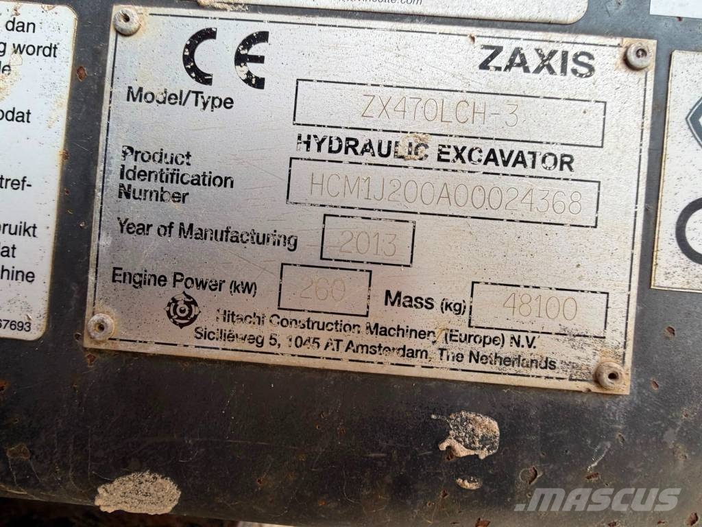 Hitachi ZX 470 LC H-3 Escavatori cingolati