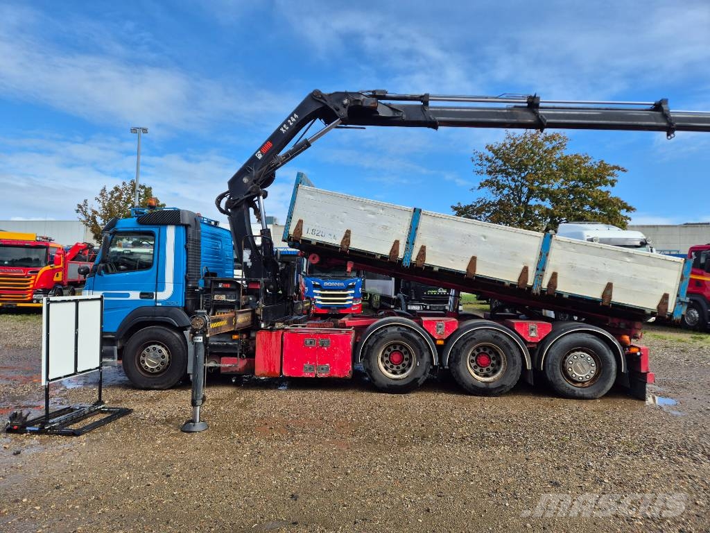 Volvo FM 500 8x4/4 // HIAB 244 EP-5 HIPRO // 3 way tip 크레인 트럭
