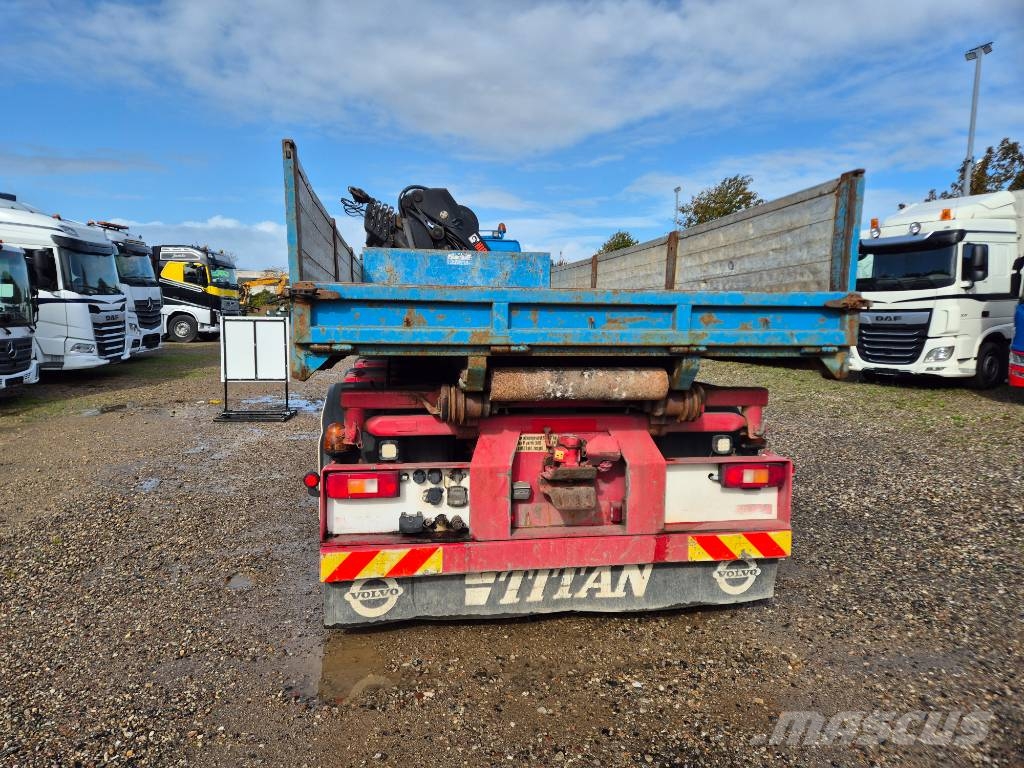 Volvo FM 500 8x4/4 // HIAB 244 EP-5 HIPRO // 3 way tip 크레인 트럭